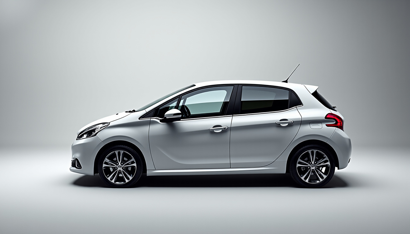 Peugeot 208 BlueHDi en cours d