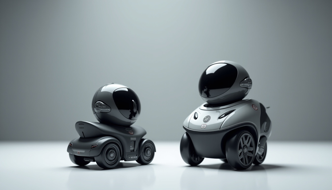 Rencontre entre Squeezie et GMK lors du GP Explorer, mettant en évidence leur différence de taille