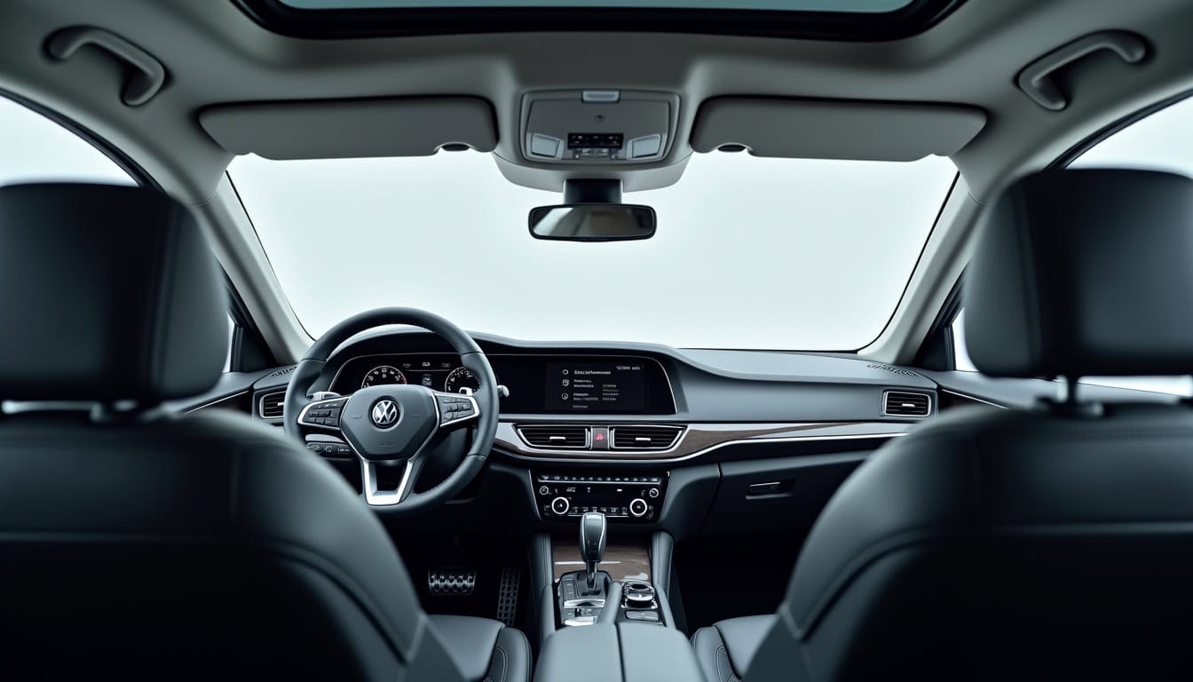 Vue intérieure du compartiment moteur d