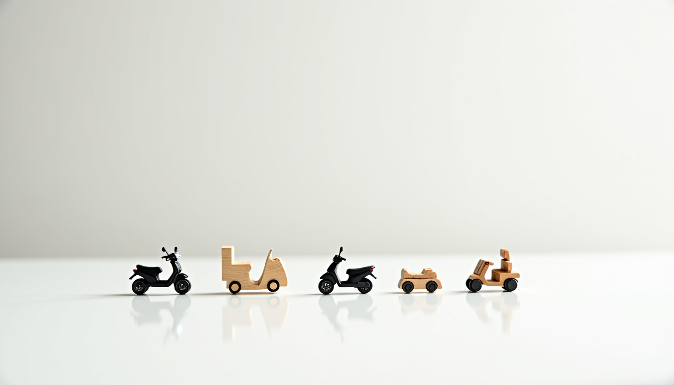 Comparaison visuelle des différents types de permis de conduite pour divers engins motorisés