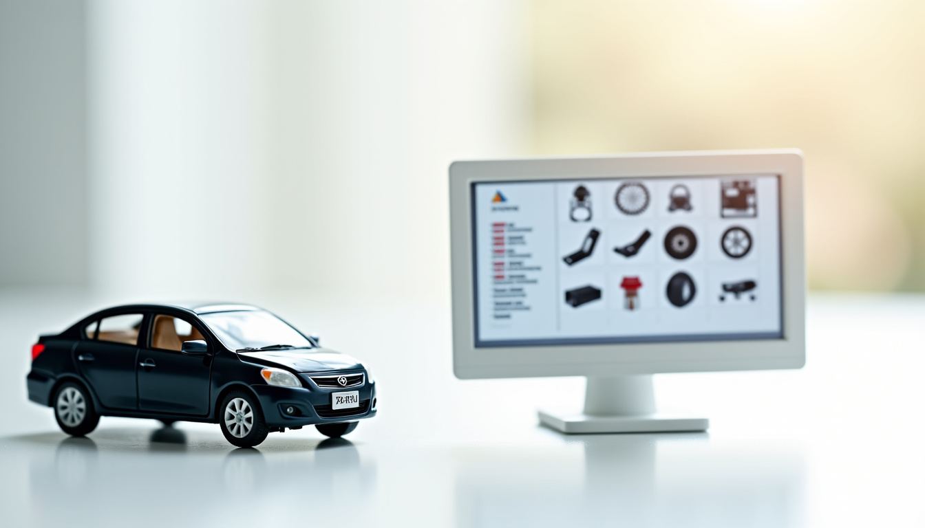 Interface de recherche sur Autossimo avec saisie par immatriculation et affichage des pièces compatibles