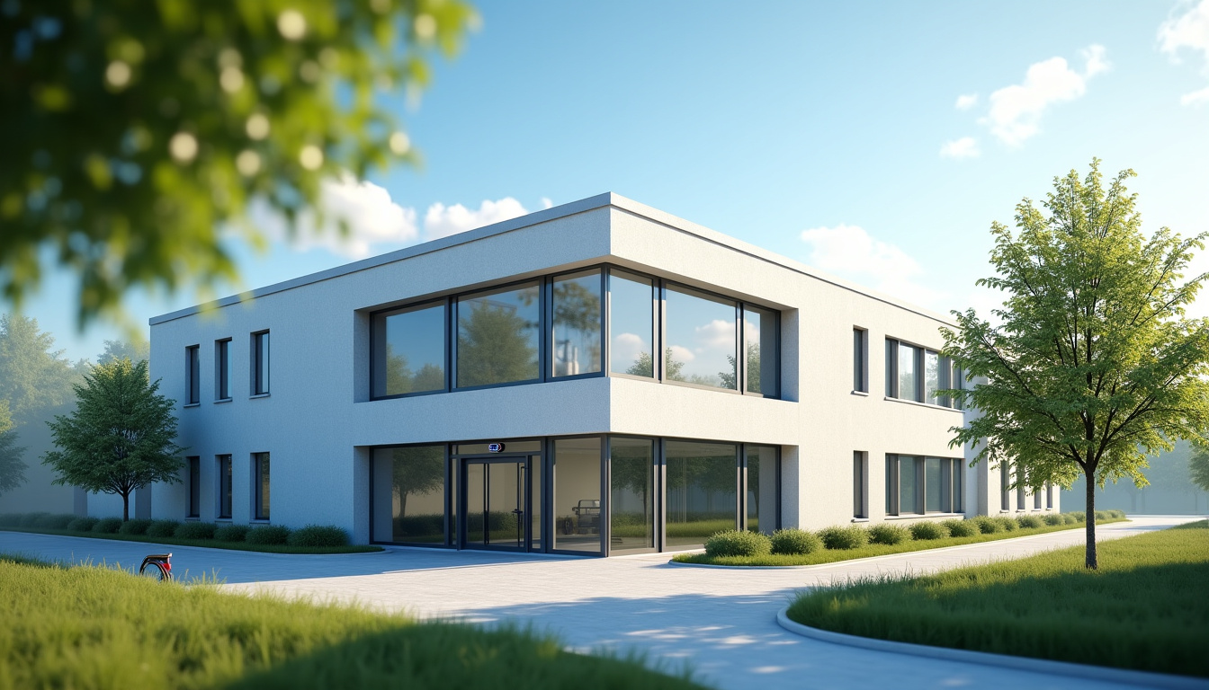 Vue extérieure du bâtiment de l